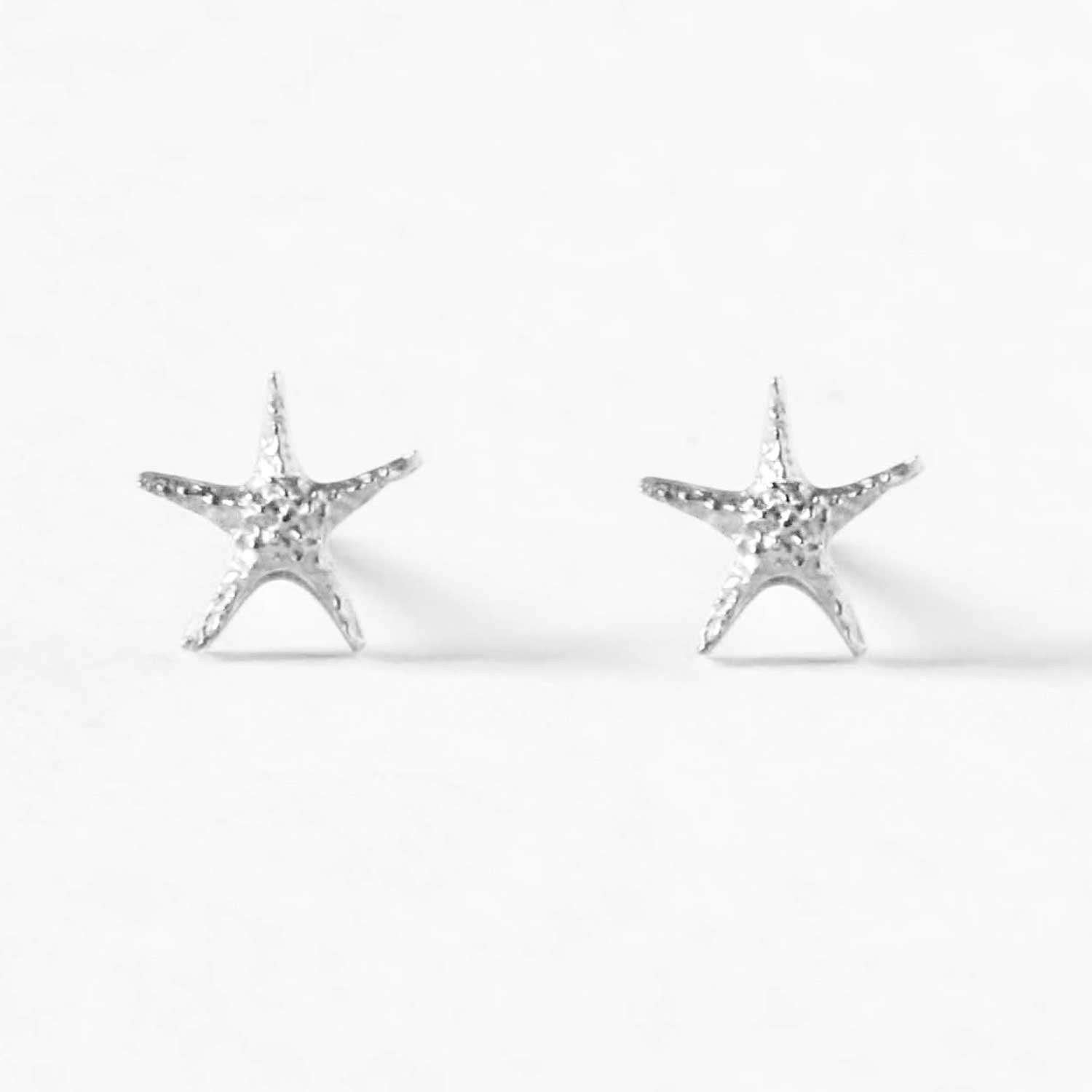 Starfish Earrings - Silver