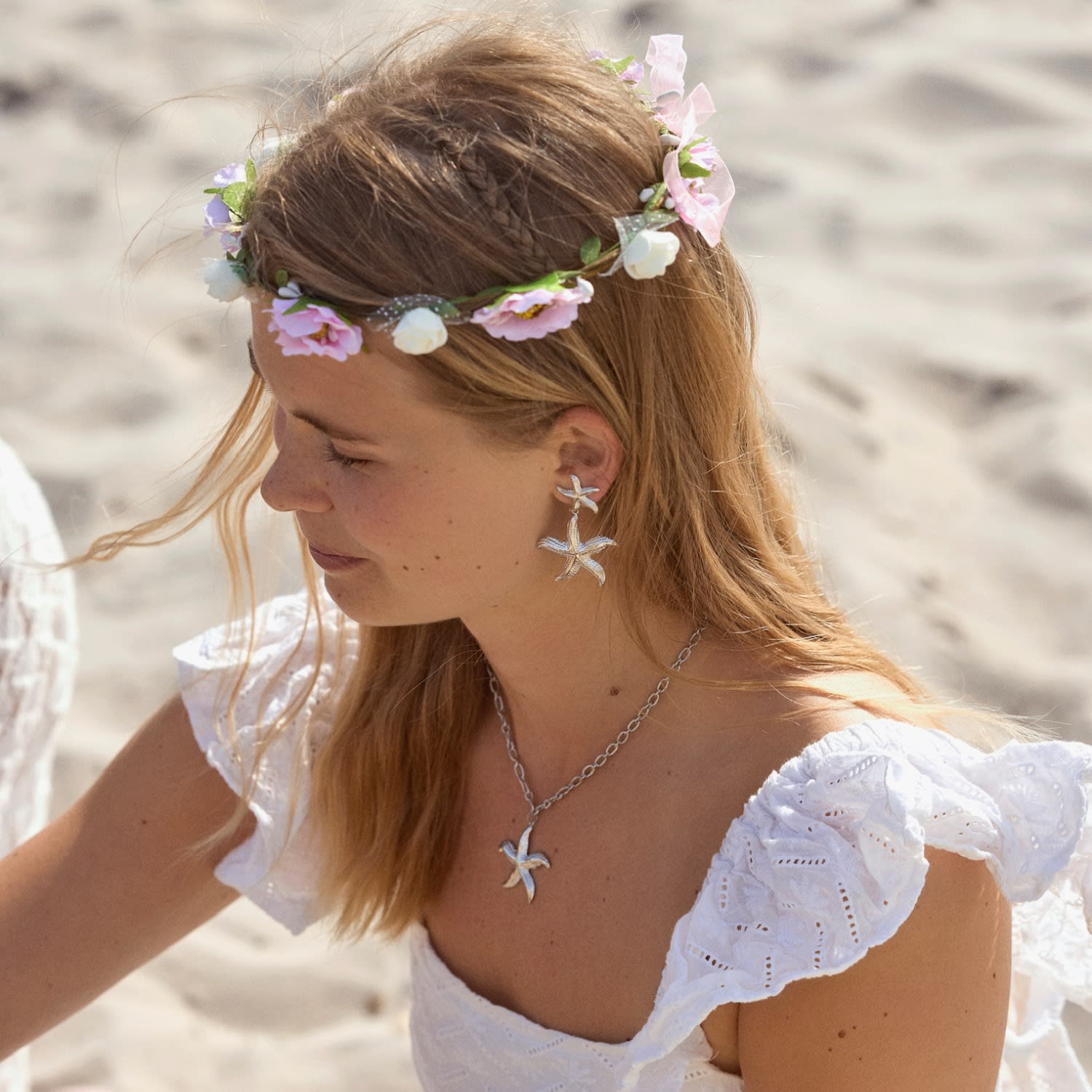 Starfish Earrings Steel