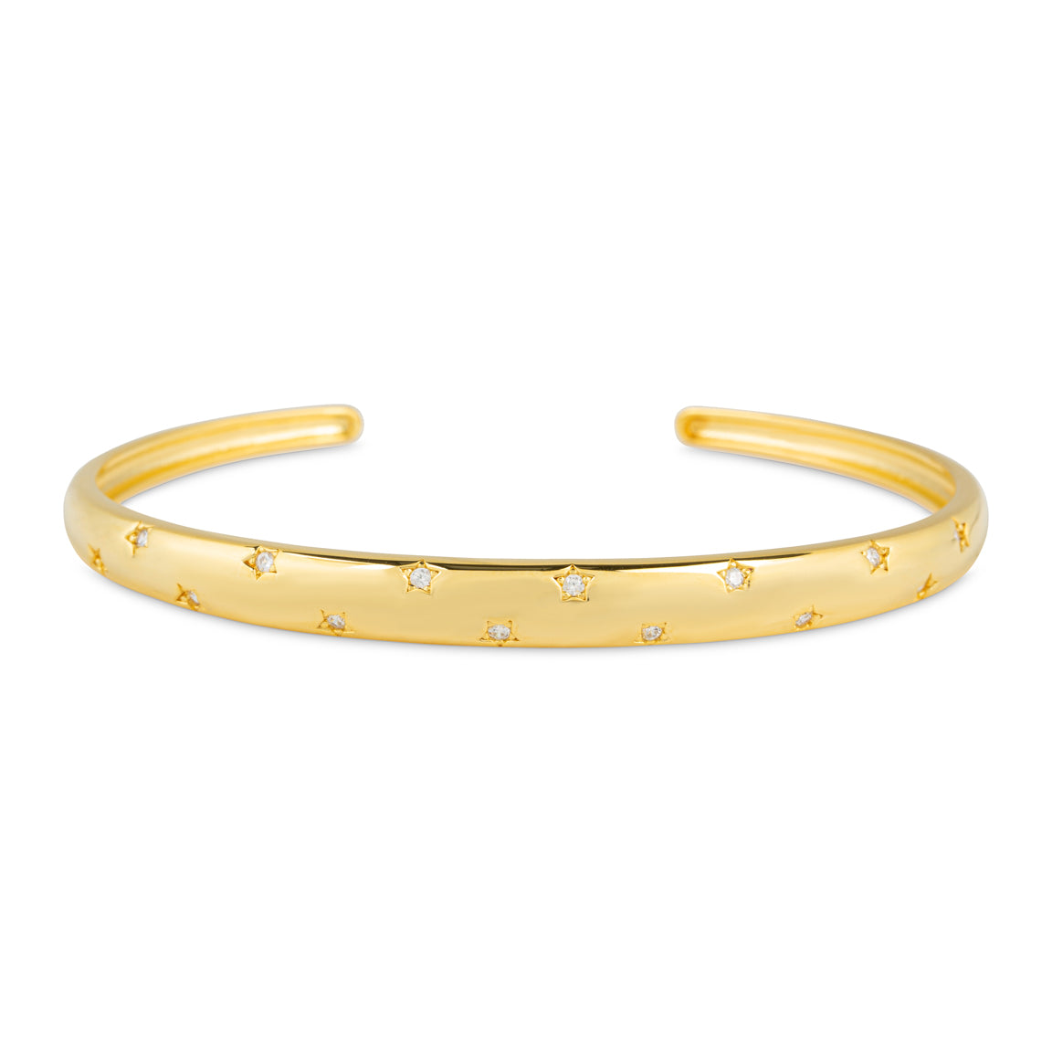 Starry Night Bangle In Gold