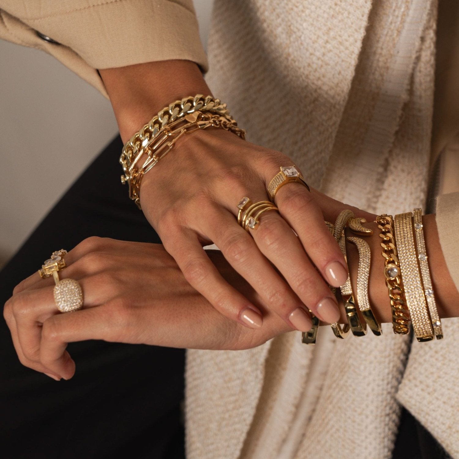 Statement Cuban Bracelet - Gold