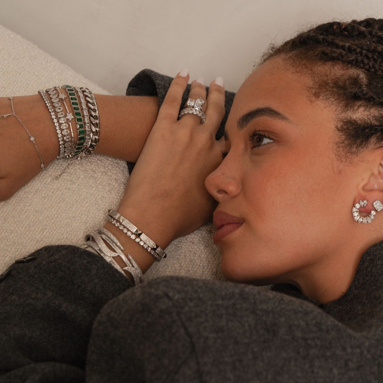 Statement Cuban Bracelet - Silver