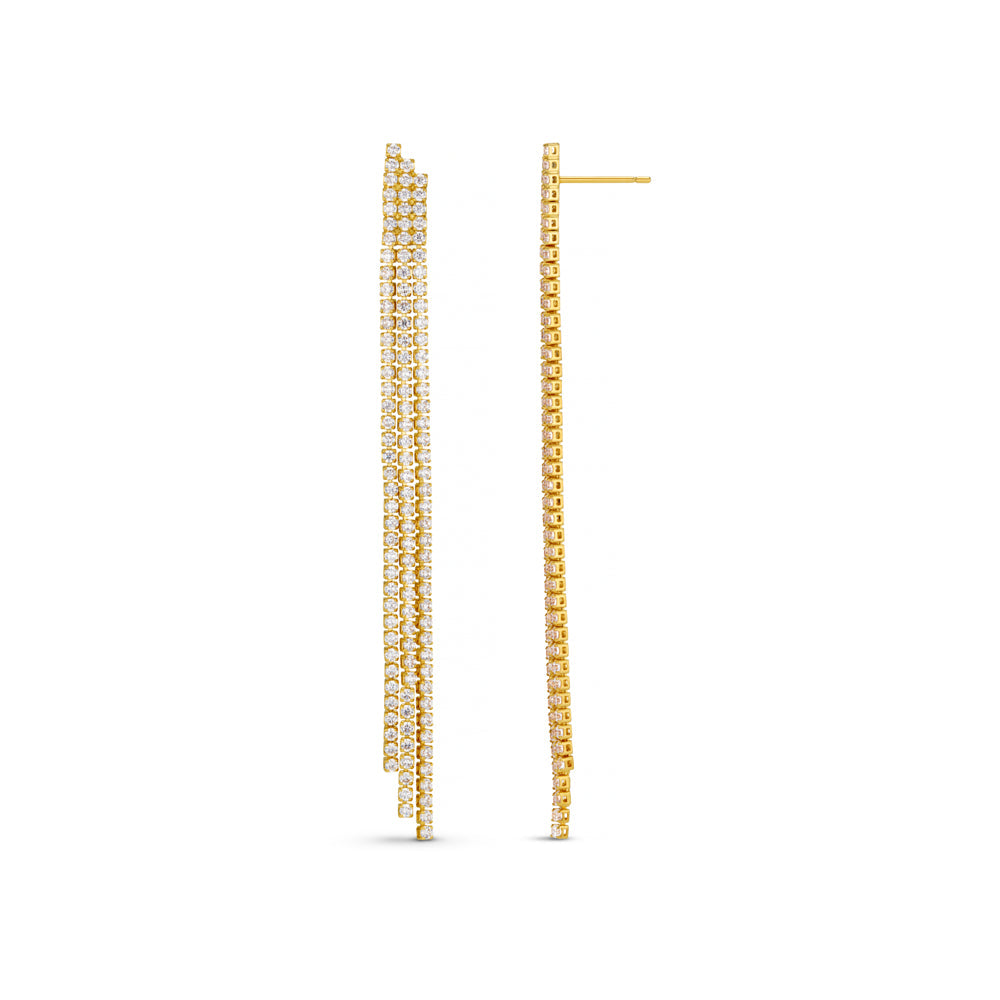 Cupchain Waterfall Drop Earrings