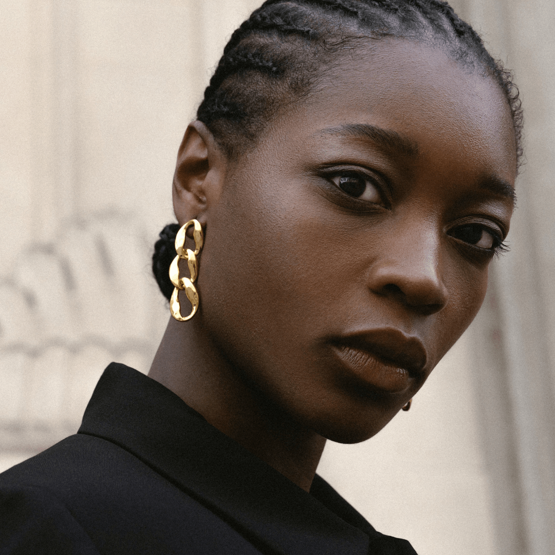 Statement Chain Drop Earrings