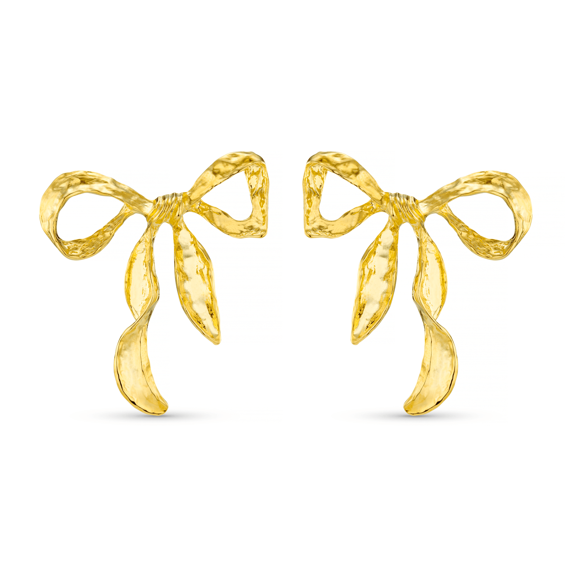 Statement Ribbon Bow Earrings