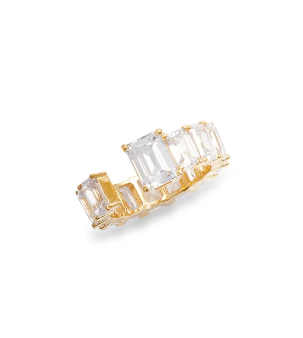 Statement Emerald Band - Gold
