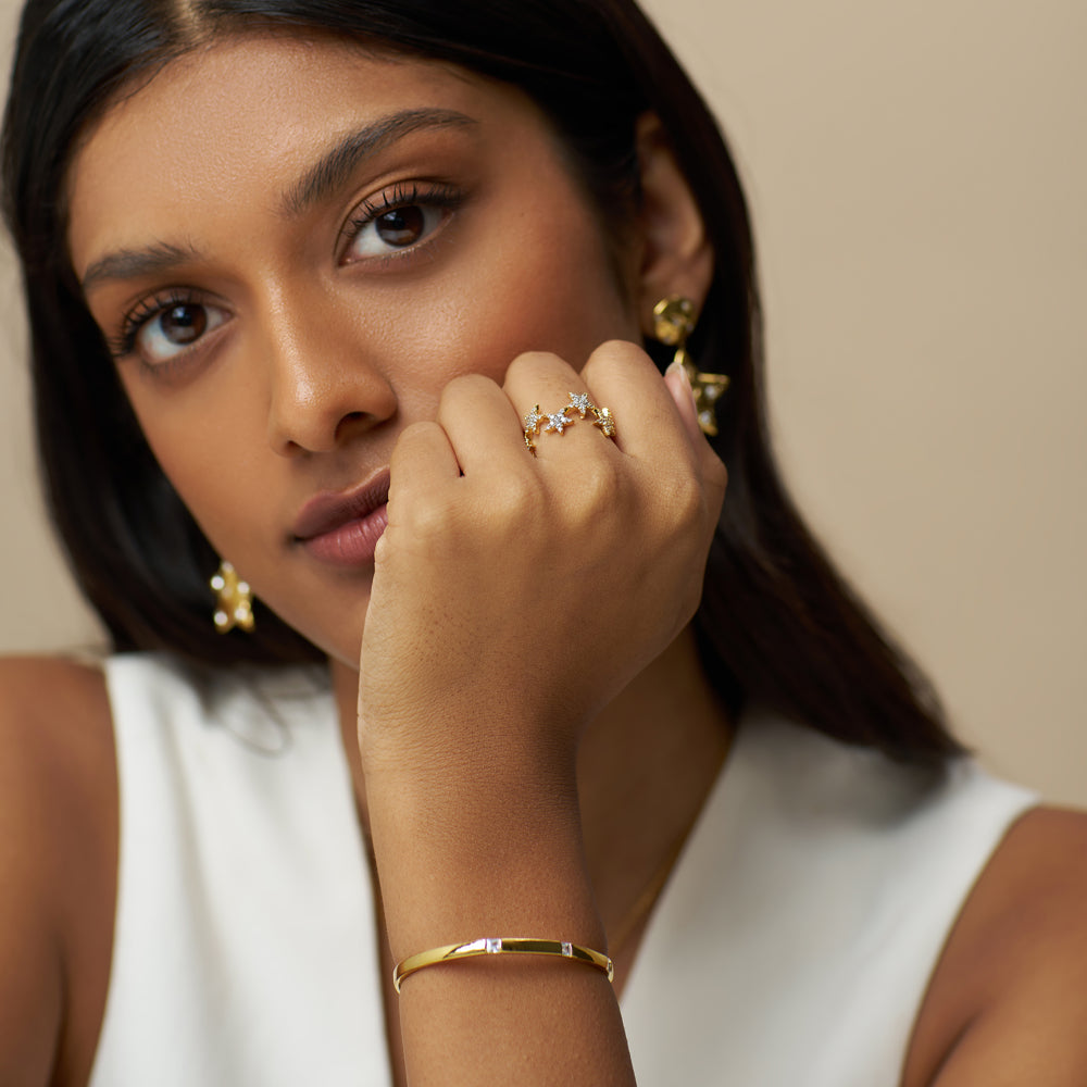 Statement Pavé Star Ring