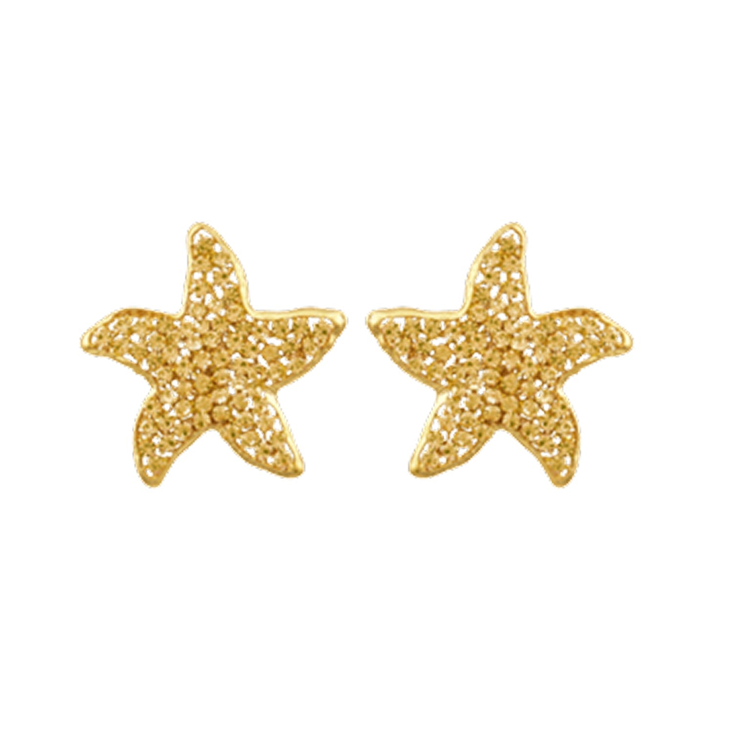 Stella's Golden Starfish Earrings Daphne X Oceanus