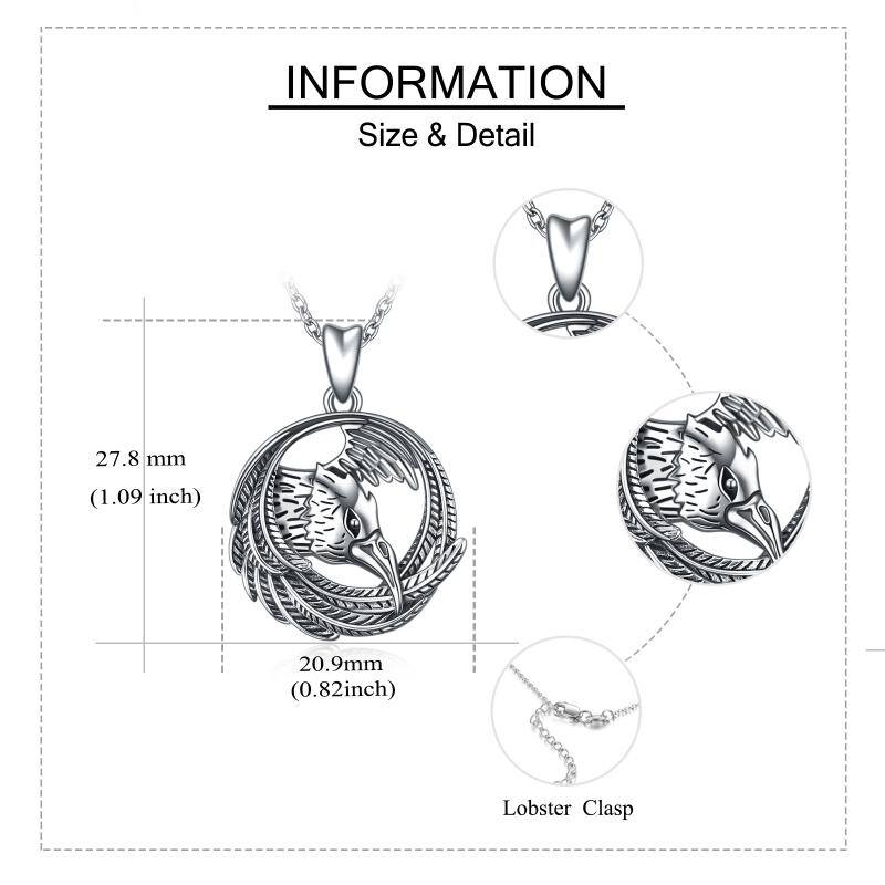 Sterling Silver Bird Pendant Necklace