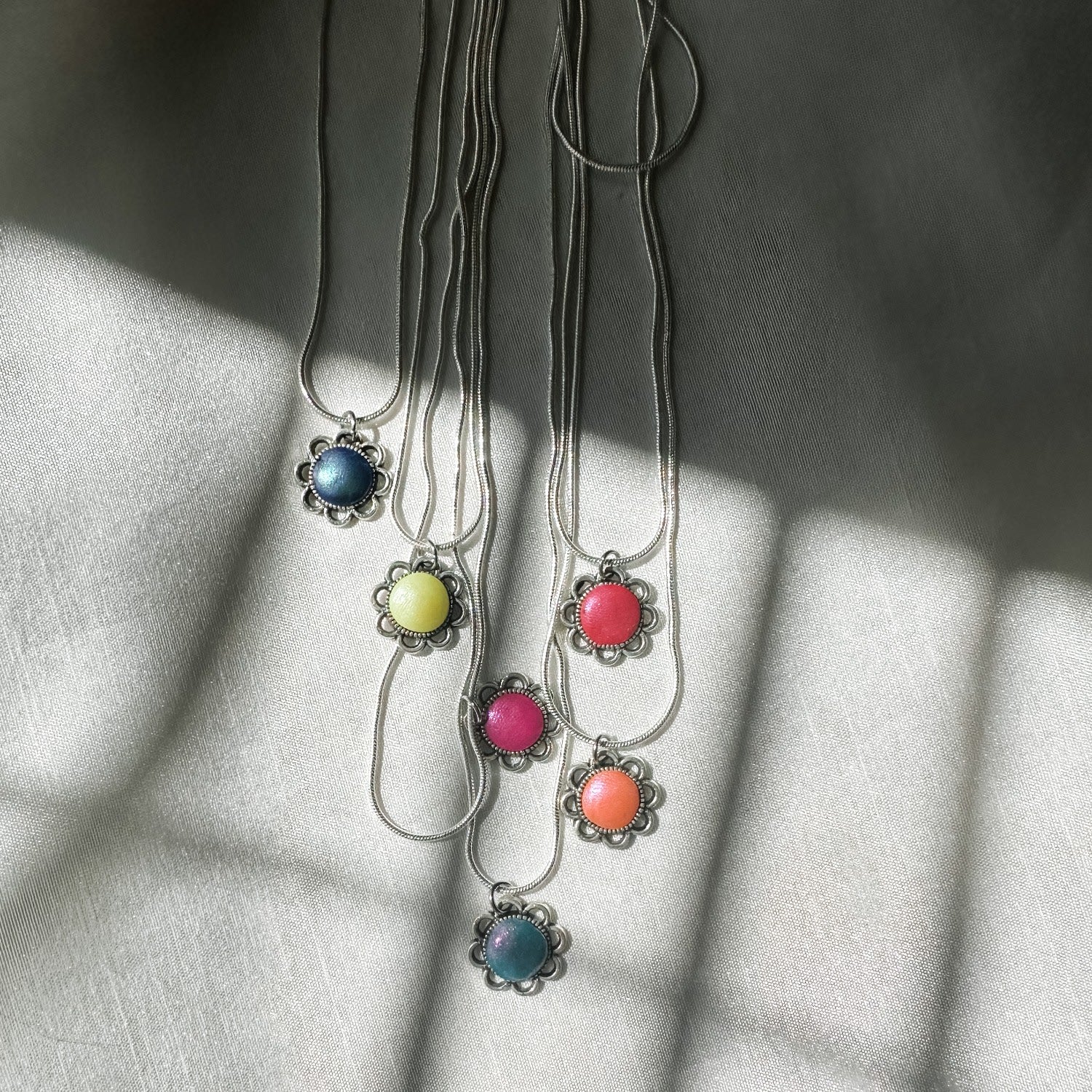 Sterling Silver Blossom Necklace