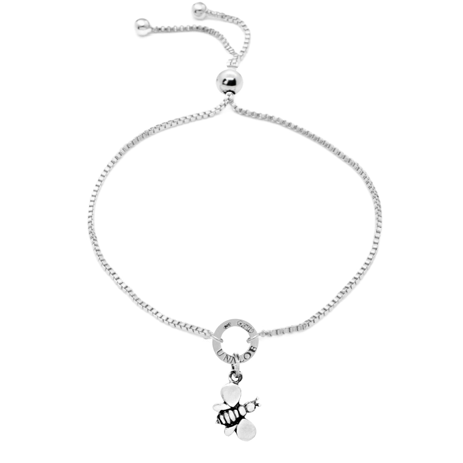 Sterling Silver Bracelet With Bee