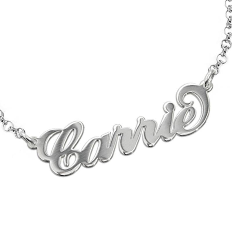 Carrie Name Bracelet in Silver