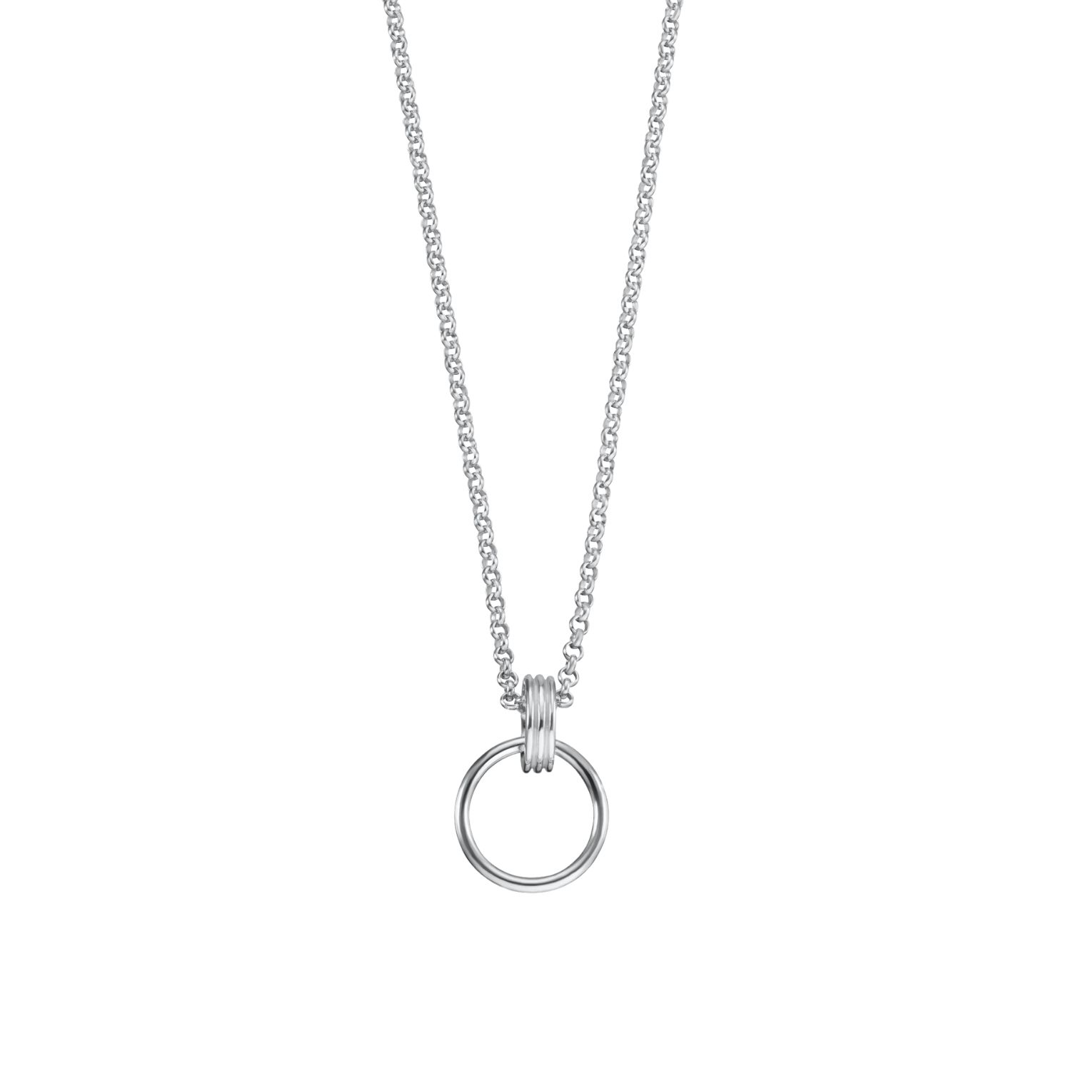 Sterling Silver Charm Capture Necklace