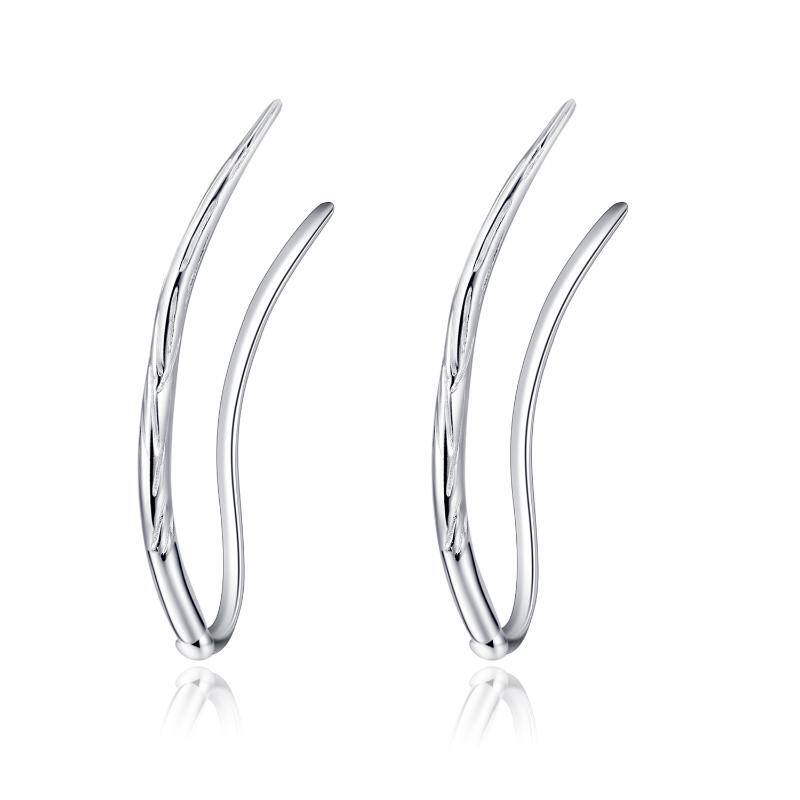Sterling Silver Climber Earrings