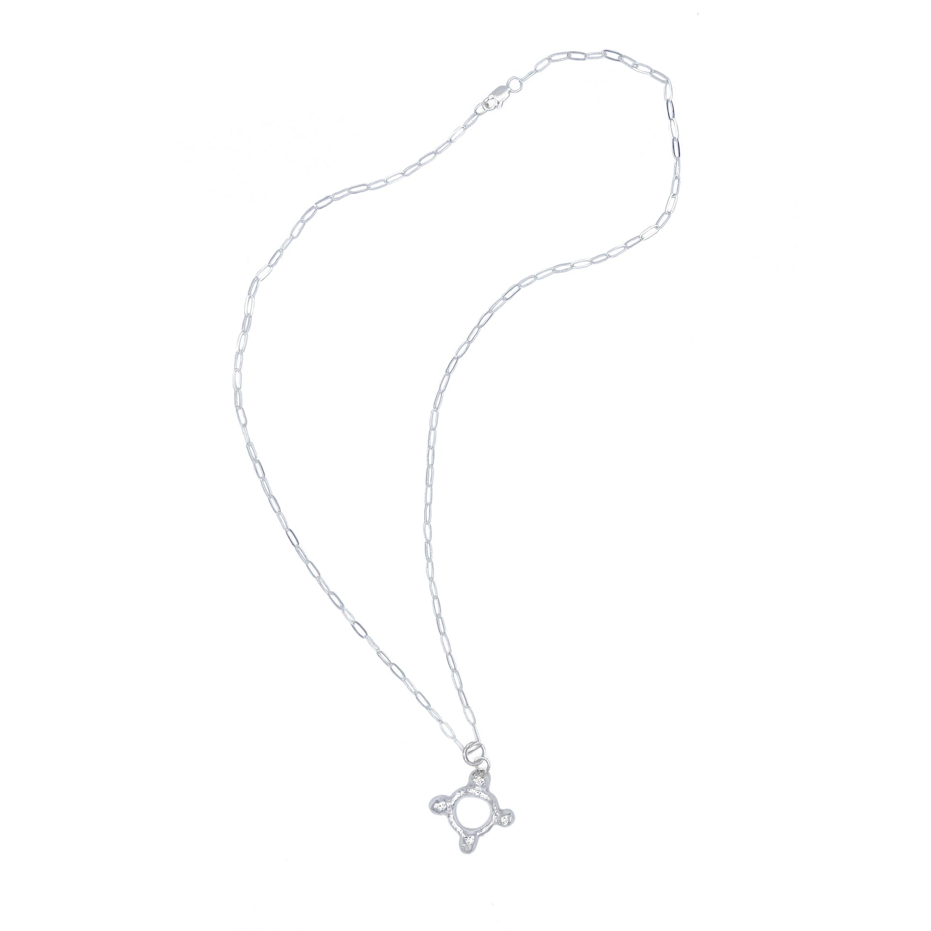 Compass Necklace - Sterling Silver