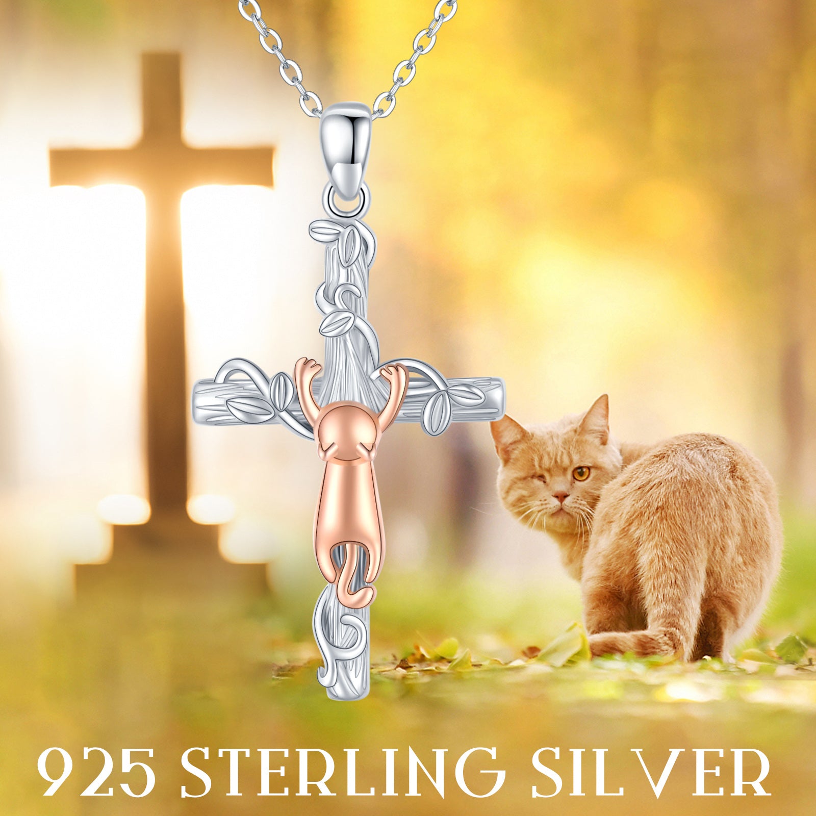 Sterling Silver Couple Pendant Necklace