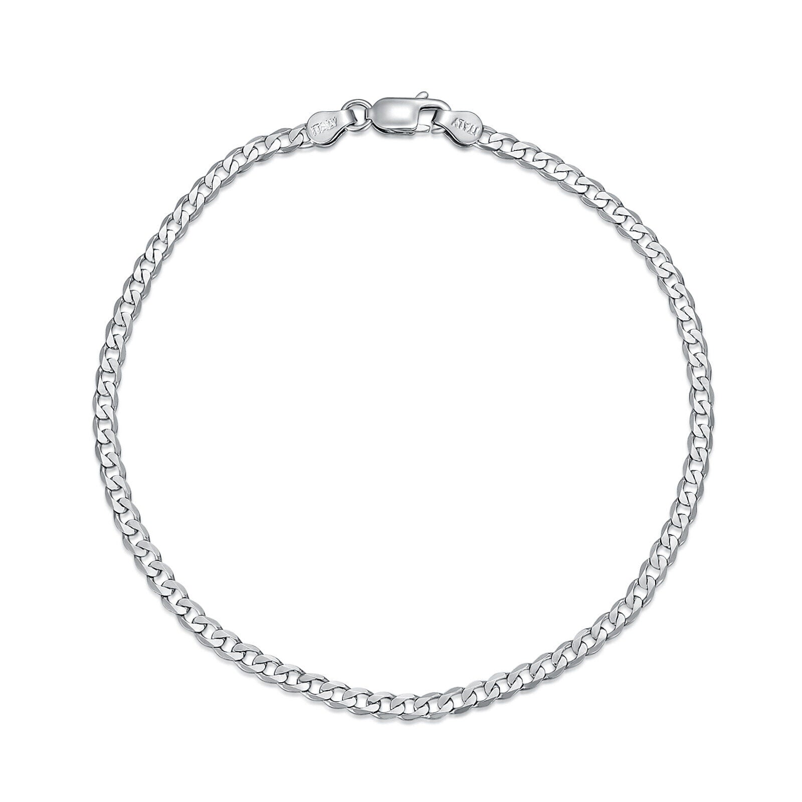 Sterling Silver Curb Link Bracelet