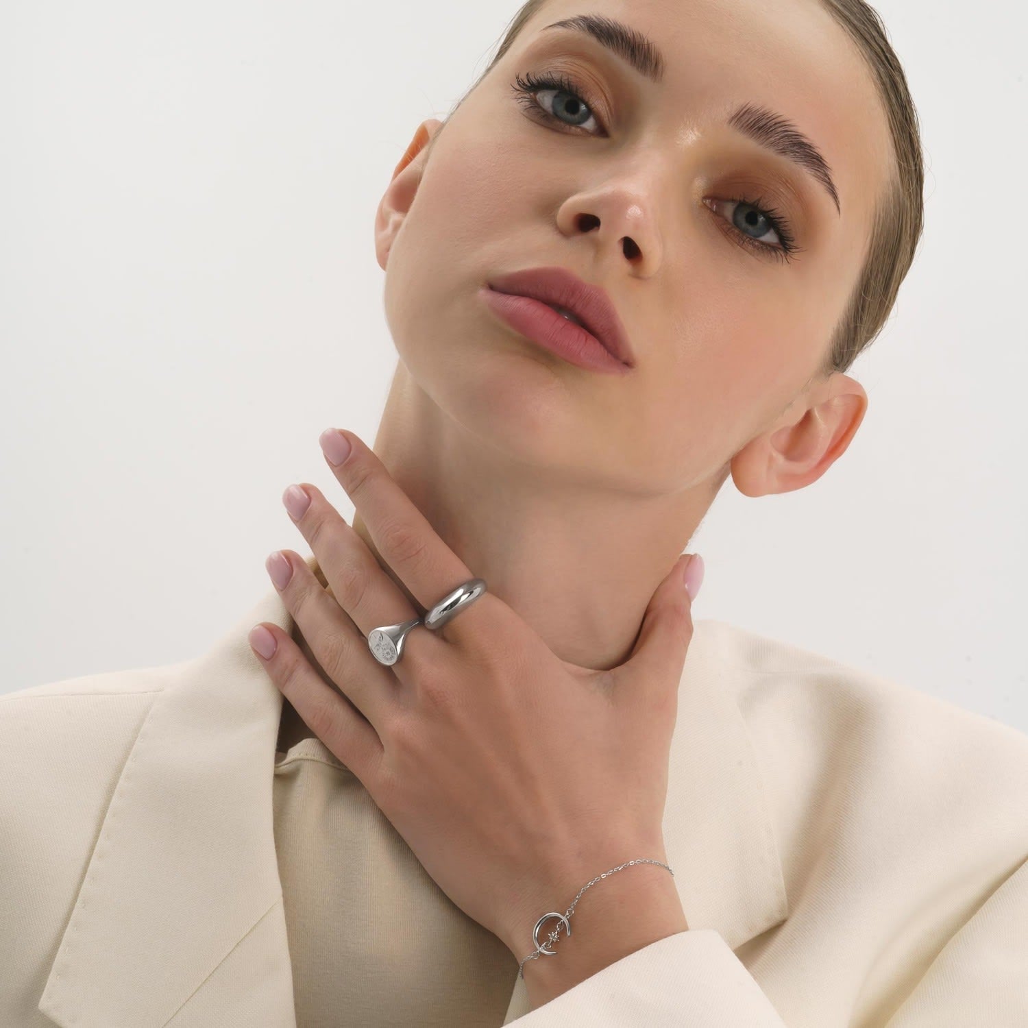 Sterling Silver Sunflower Ring