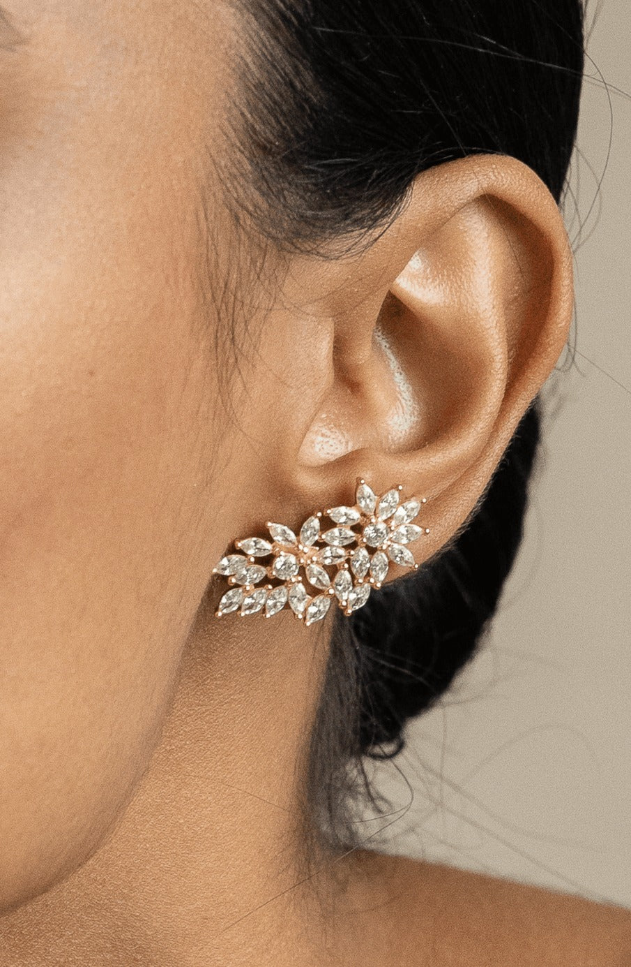 Flower Cluster Ear Climbers