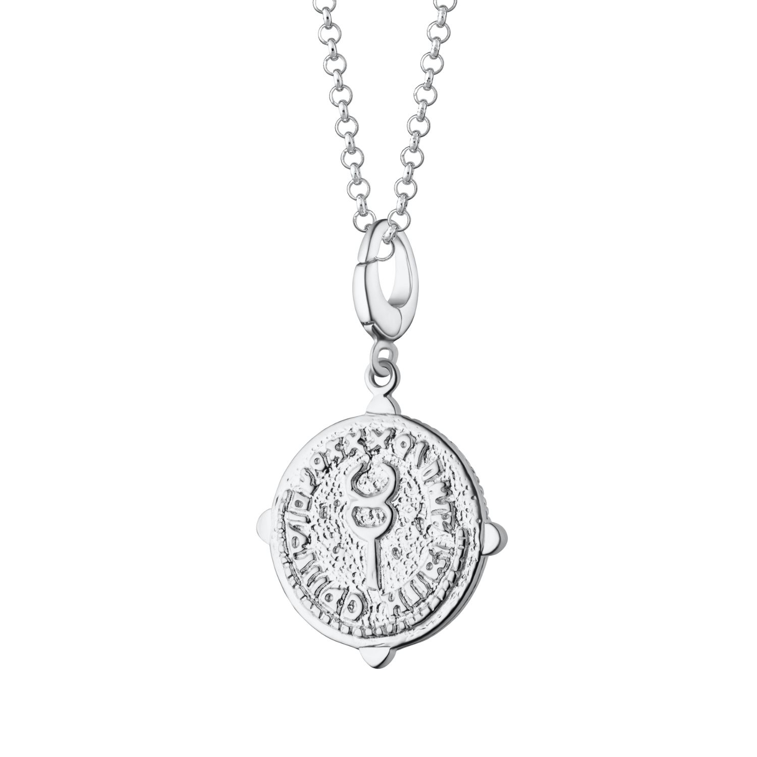 Sterling Silver Goddess Of Communication Iris Charm Necklace