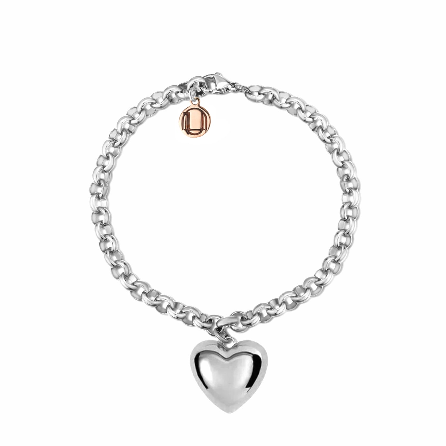 Sterling Silver Heart Bracelet – Elegant And Refined Jewelry, Perfect Gift For Loved Ones