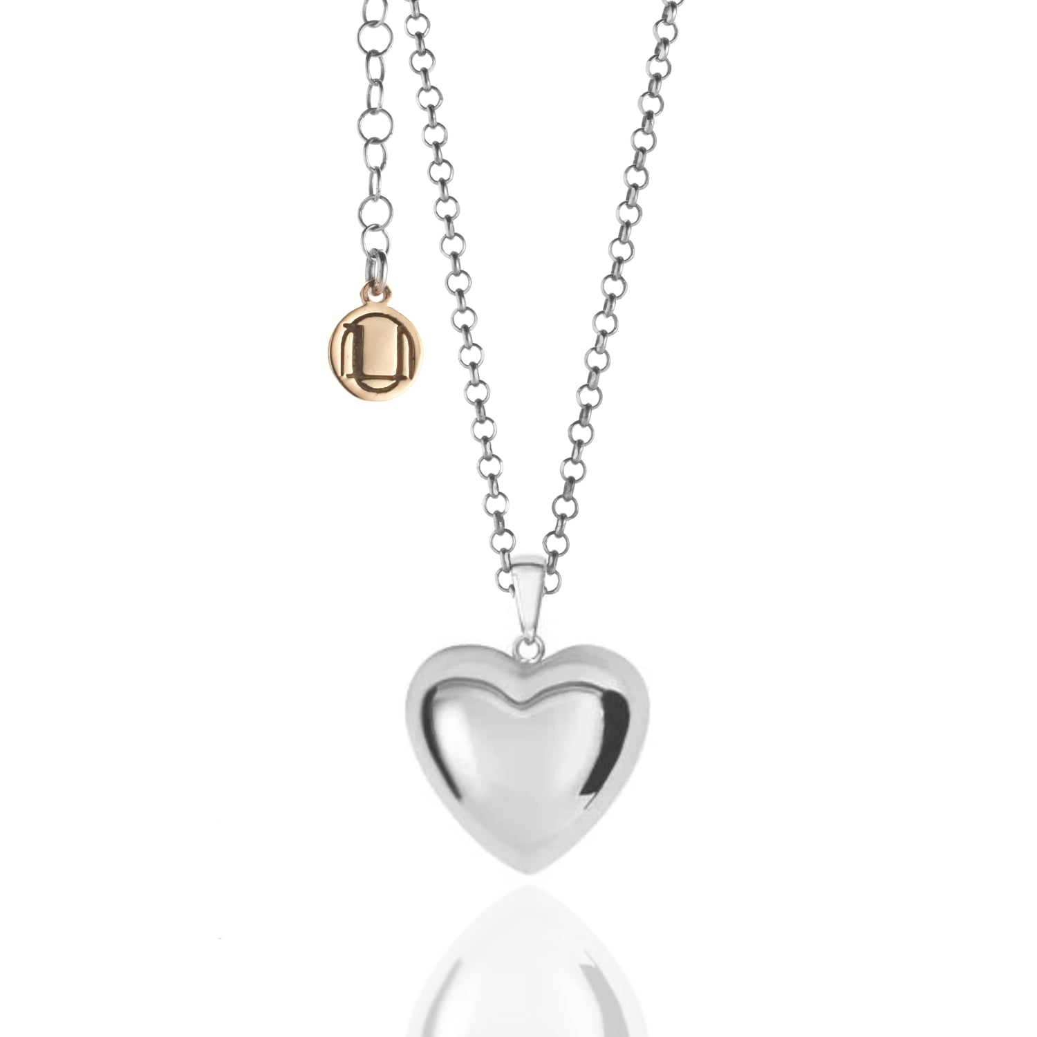 Sterling Silver Heart Pendant Necklace – Elegant Love & Passion Jewelry Gift