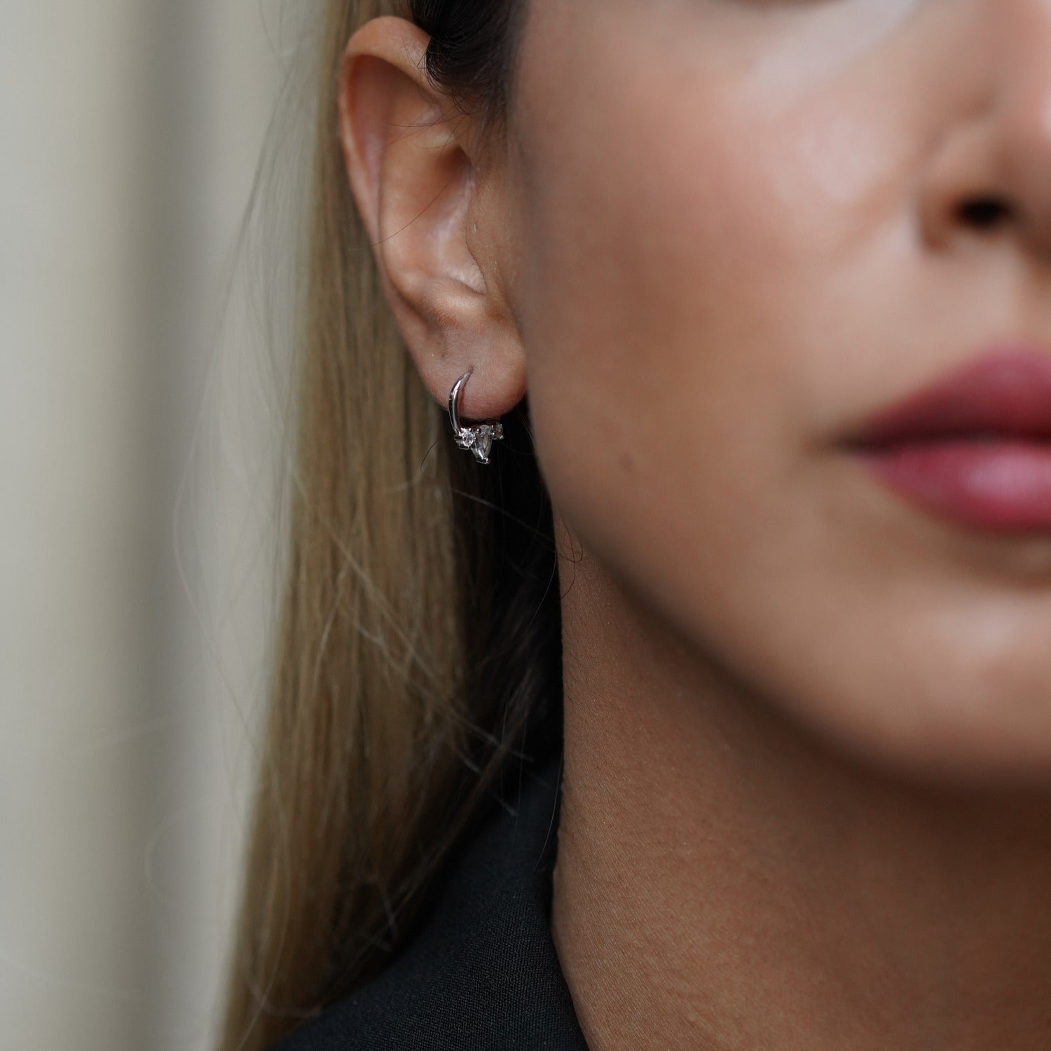 Sterling Silver Helix Tragus Piercing - Silver