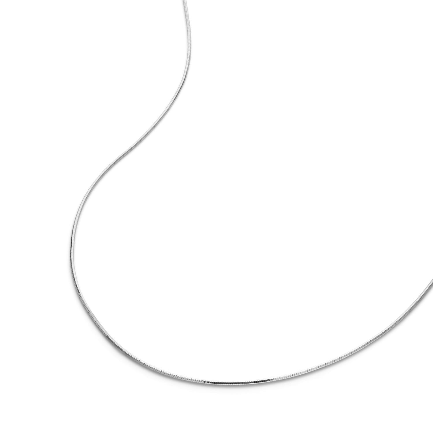 Sterling Silver Herringbone Necklace