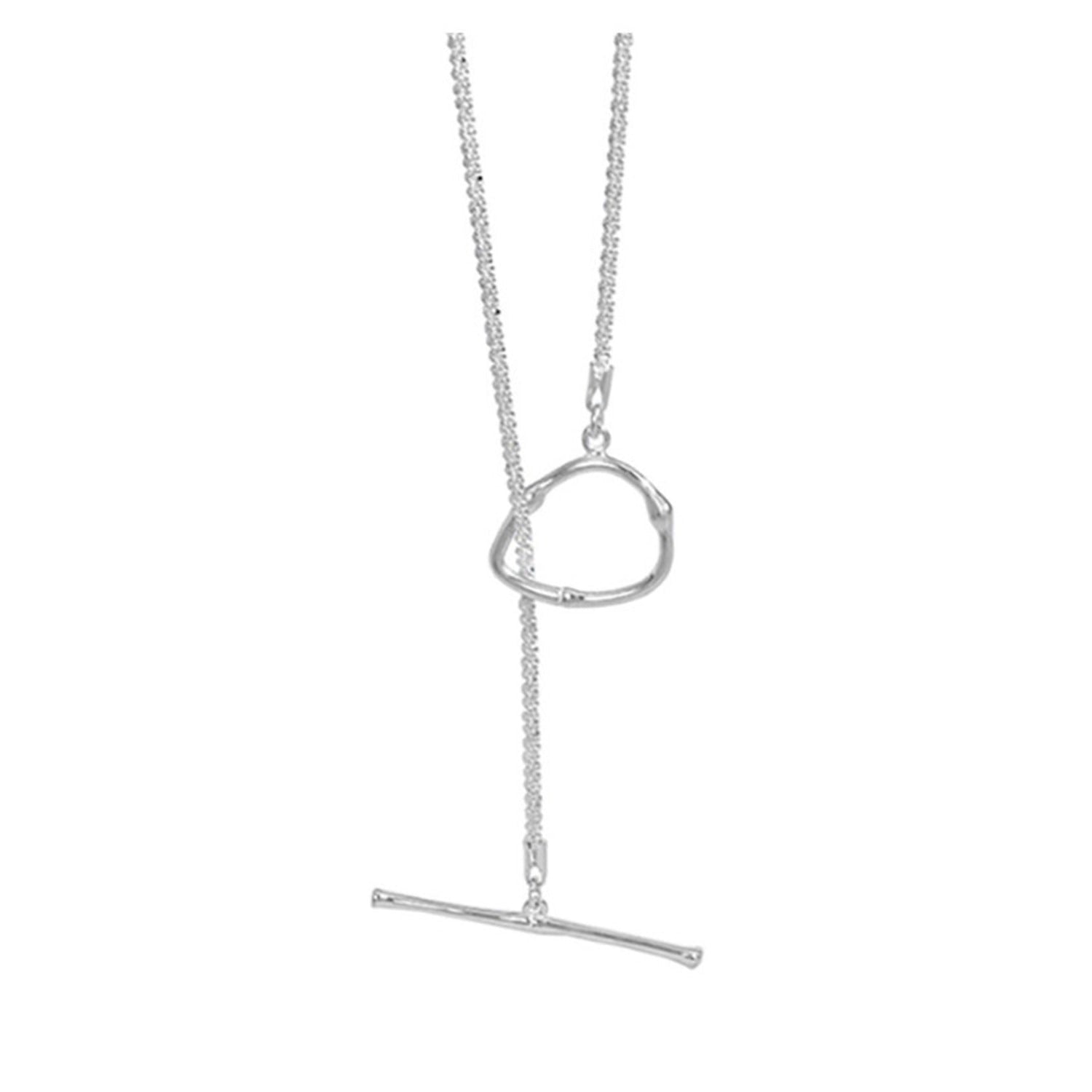 Sterling Silver Lintrathen Shimmering Necklace Wrist Wrap Bracelet 52Cm