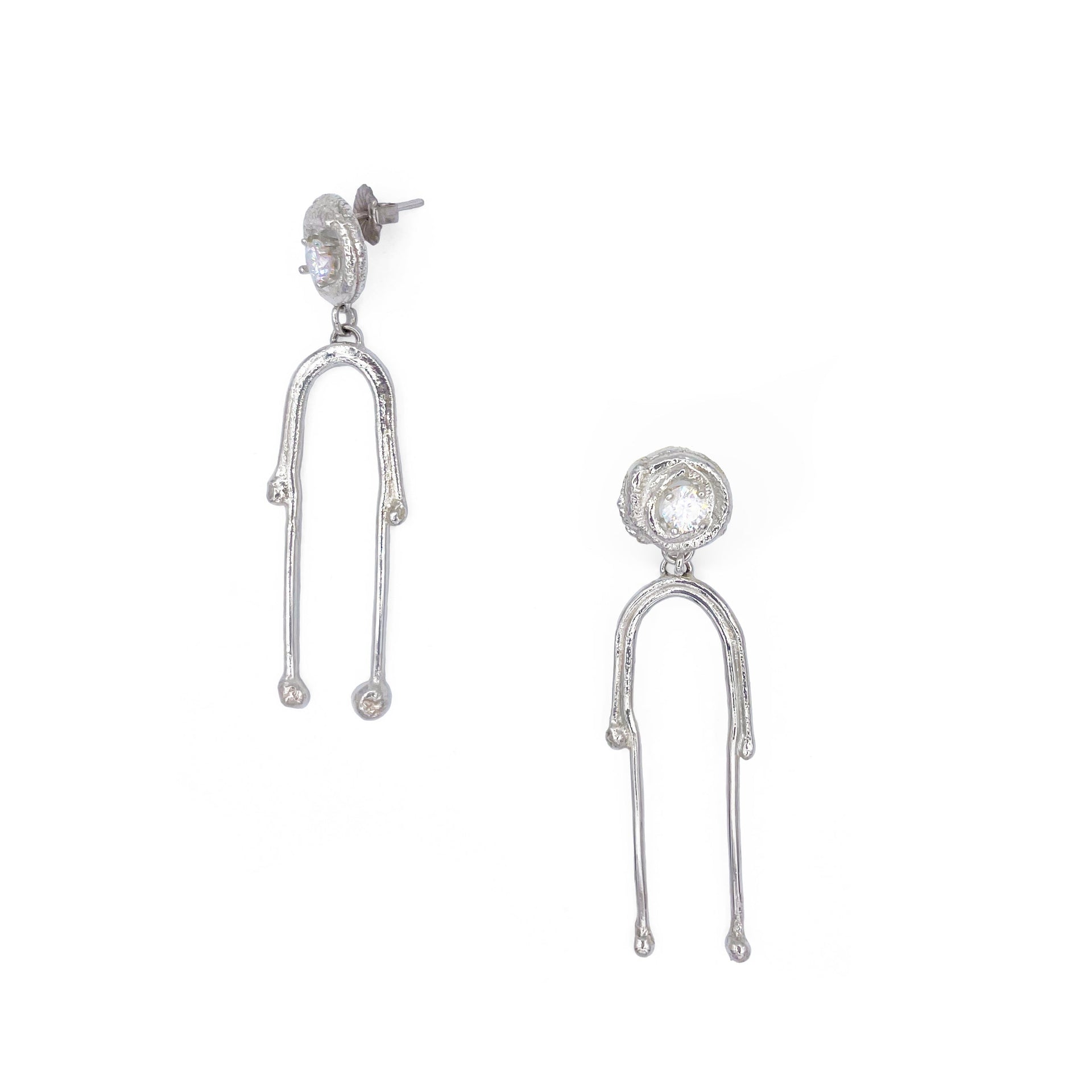 Dancing In The Light Moissanite Stud Earrings