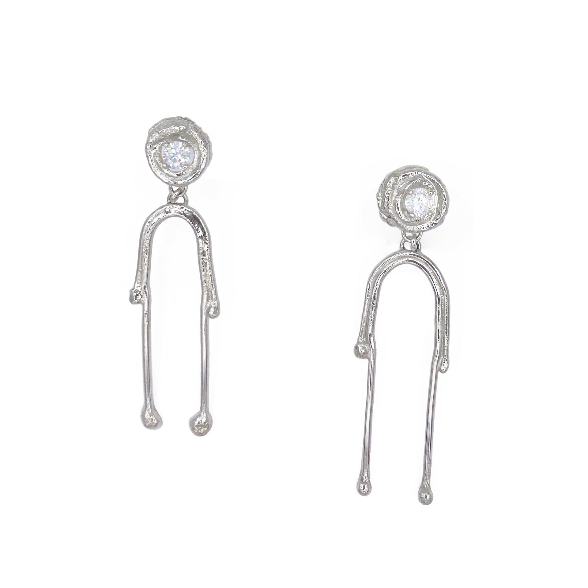 Dancing In The Light Moissanite Stud Earrings