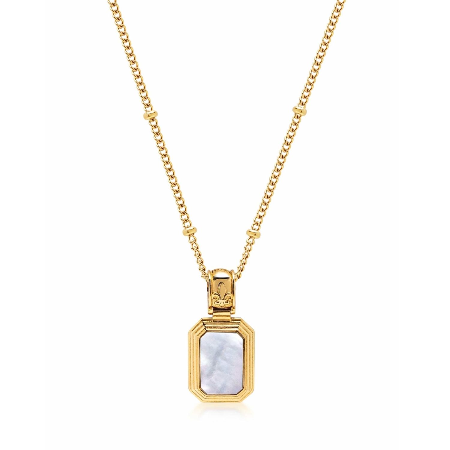 Sterling Silver Necklace With Two-In-One Pendant
