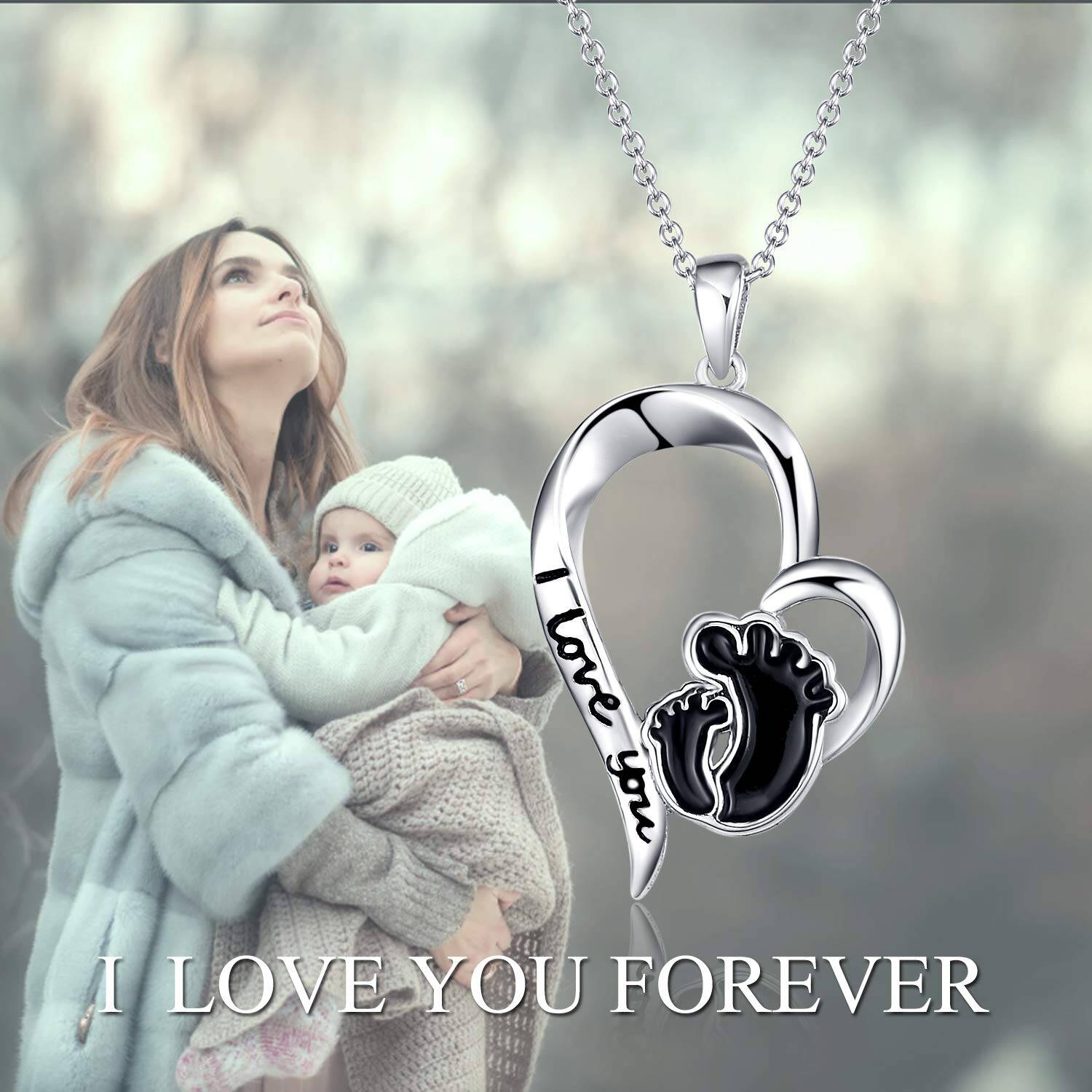 Sterling Silver Paw Pendant Necklace