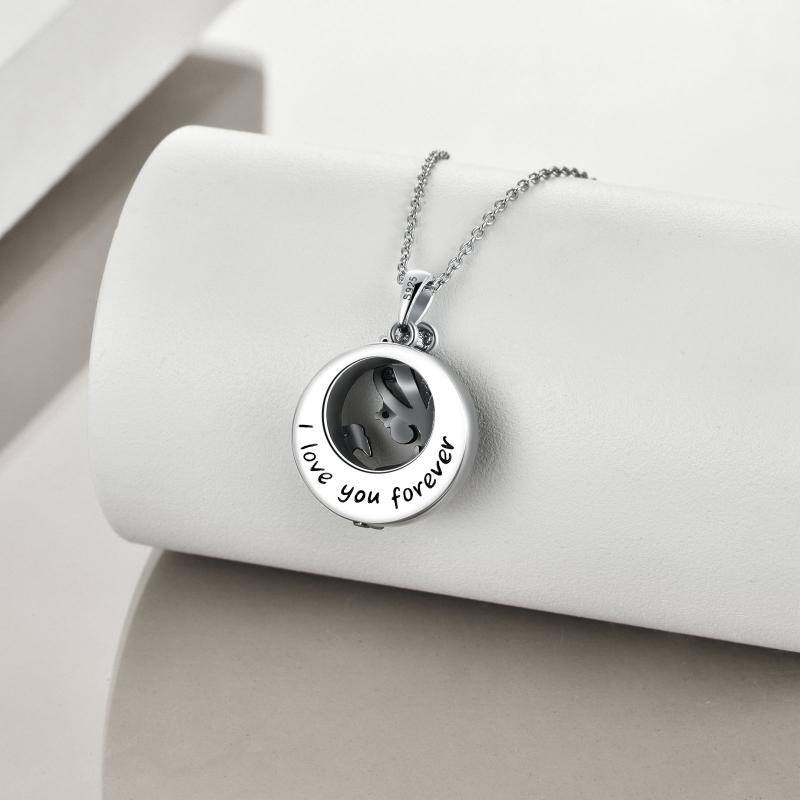 Sterling Silver Phoenix Urn Necklace for Ashes
