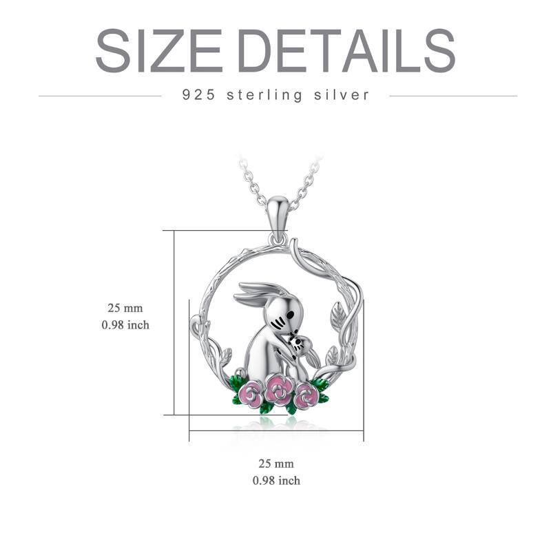 Sterling Silver Rabbit Pendant Necklace
