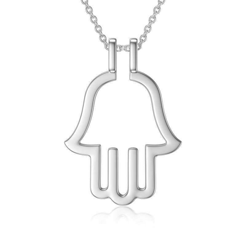 Sterling Silver Ring Holder Pendant Necklace