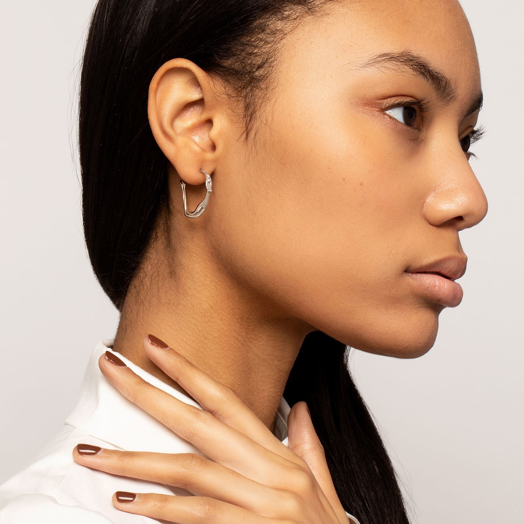 Sterling Silver Scarlett Small Hoops