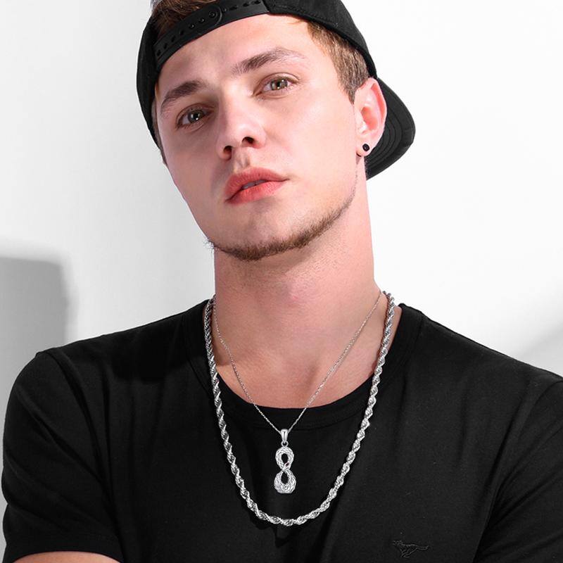 Sterling Silver Snake Urn Necklace for Ashes