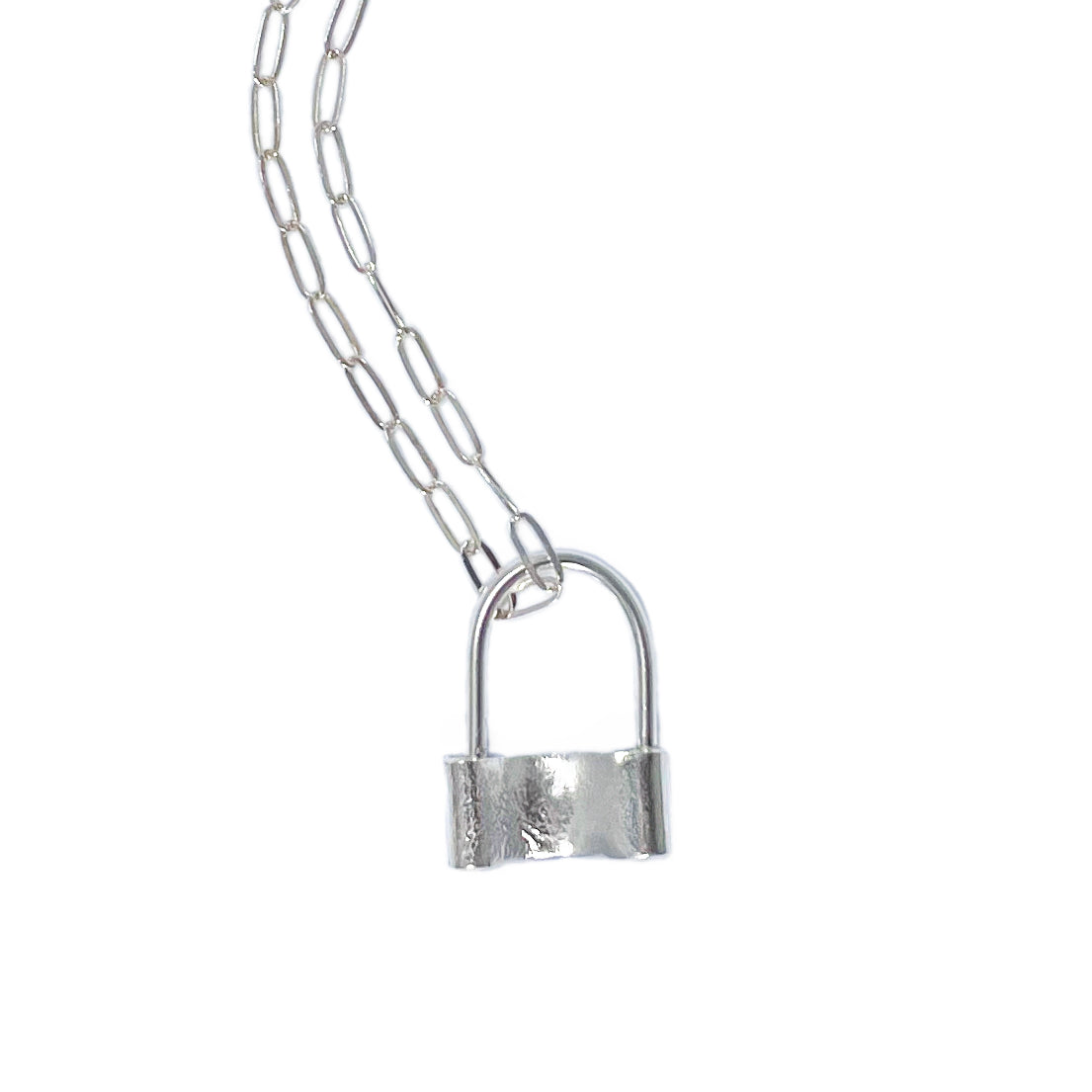 Unlocked Charm Necklace - Sterling Silver