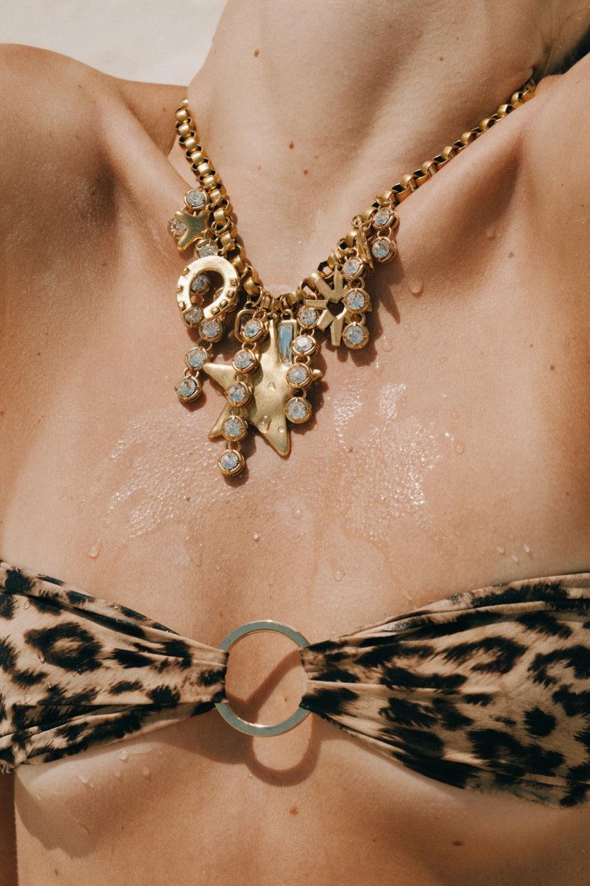 Stevie Rhinestone Star Necklace