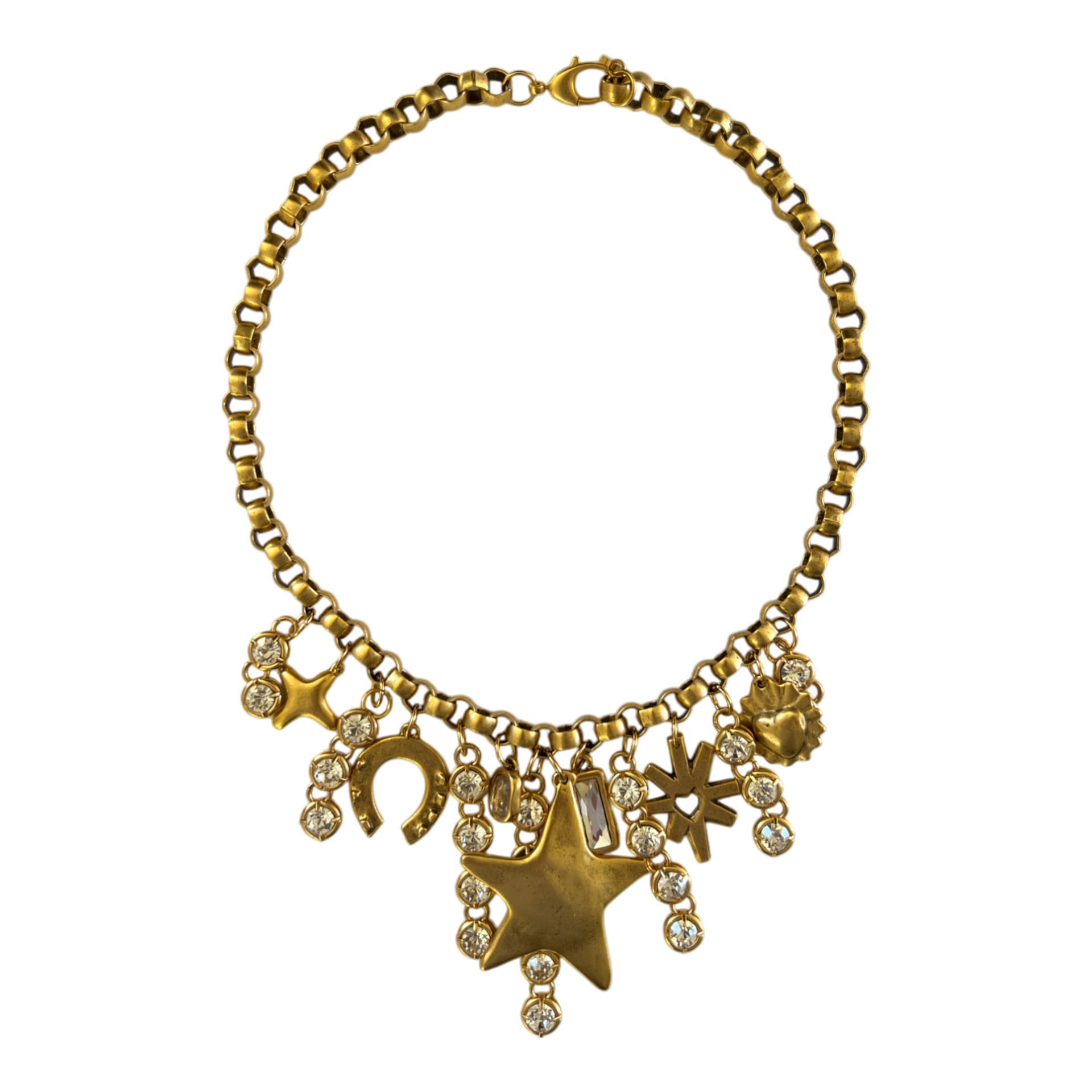 Stevie Rhinestone Star Necklace