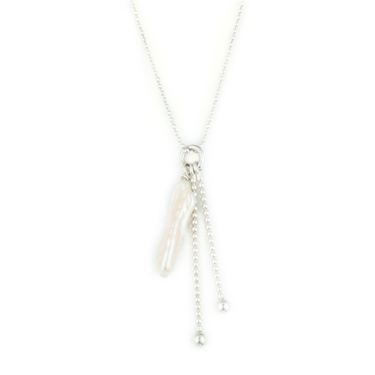 Stick Pearl Necklace