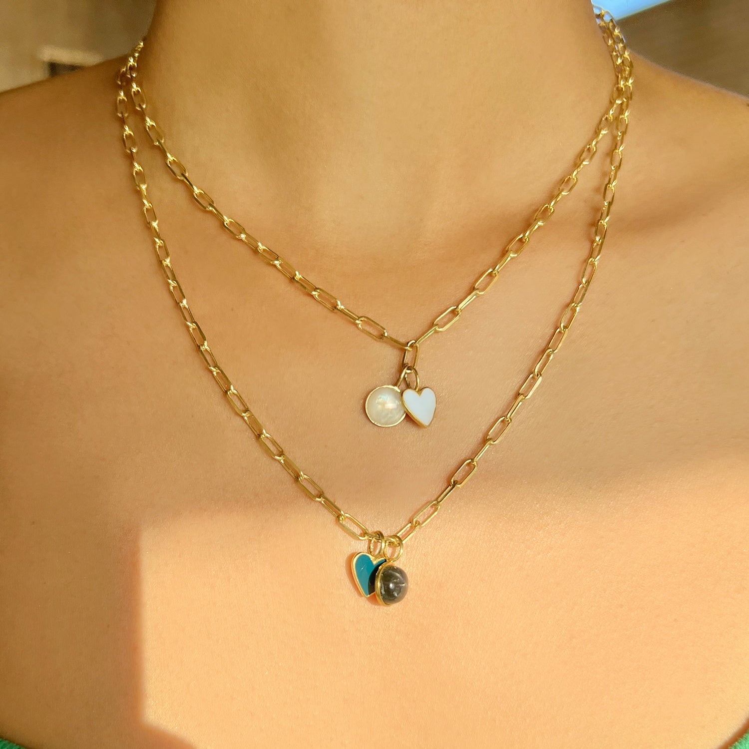 Strands Of Love Necklace - Labradorite