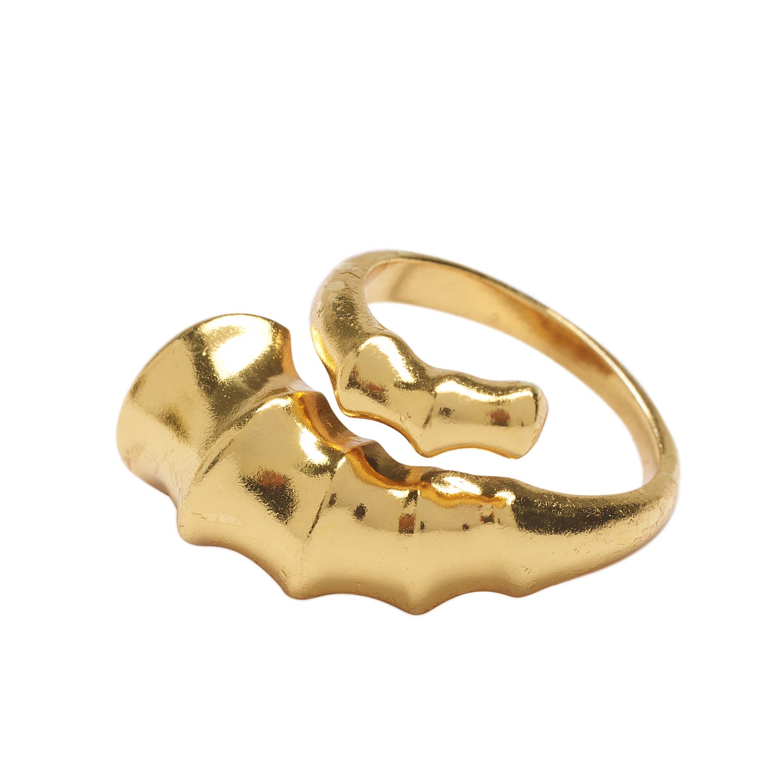 Strength Gold Vermeil Adjustable Ring