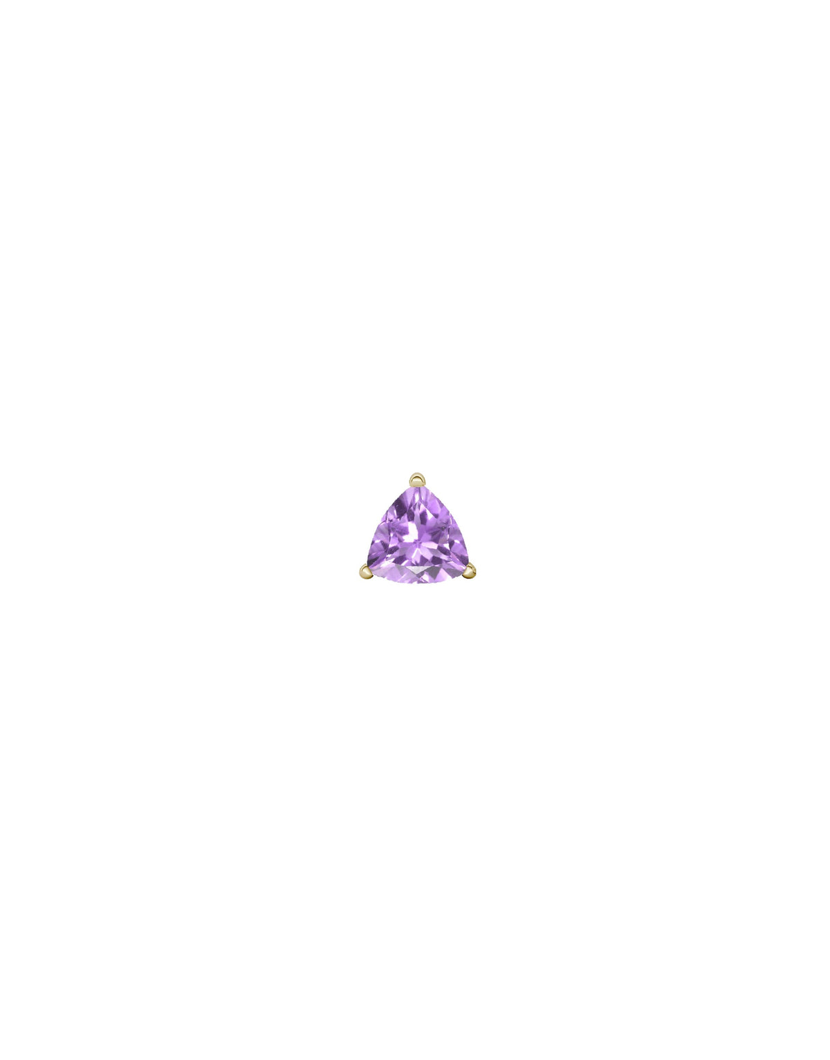 STUD EARRING TRILLION