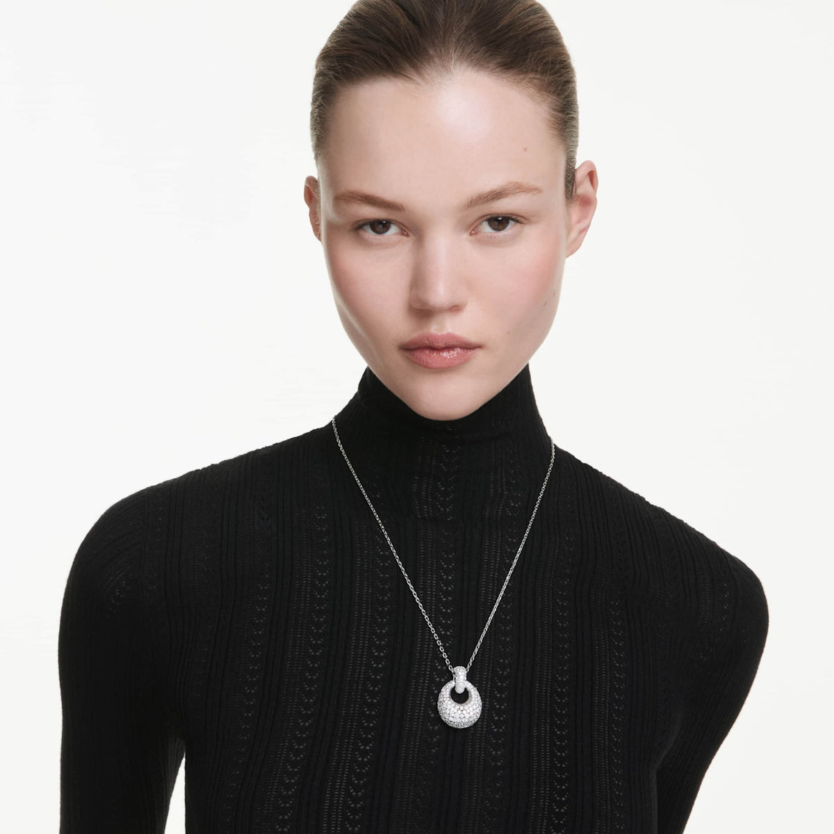 SUBLIMA PENDANT WHITE RHODIUM PLATED