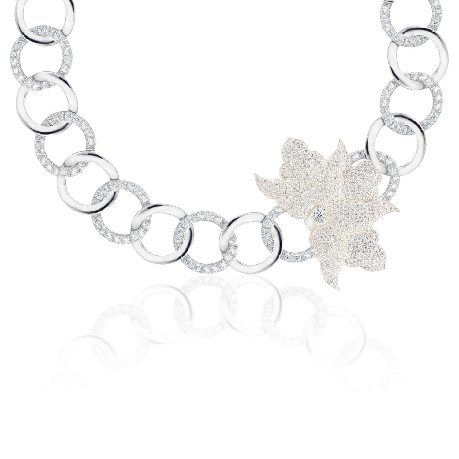 Half Flower Detachable Choker