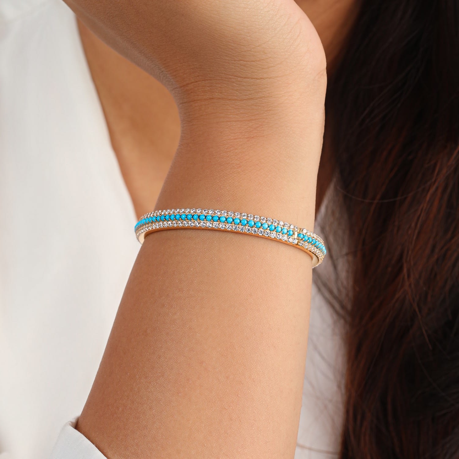 Summer Sparkle Bracelet - Turquiose