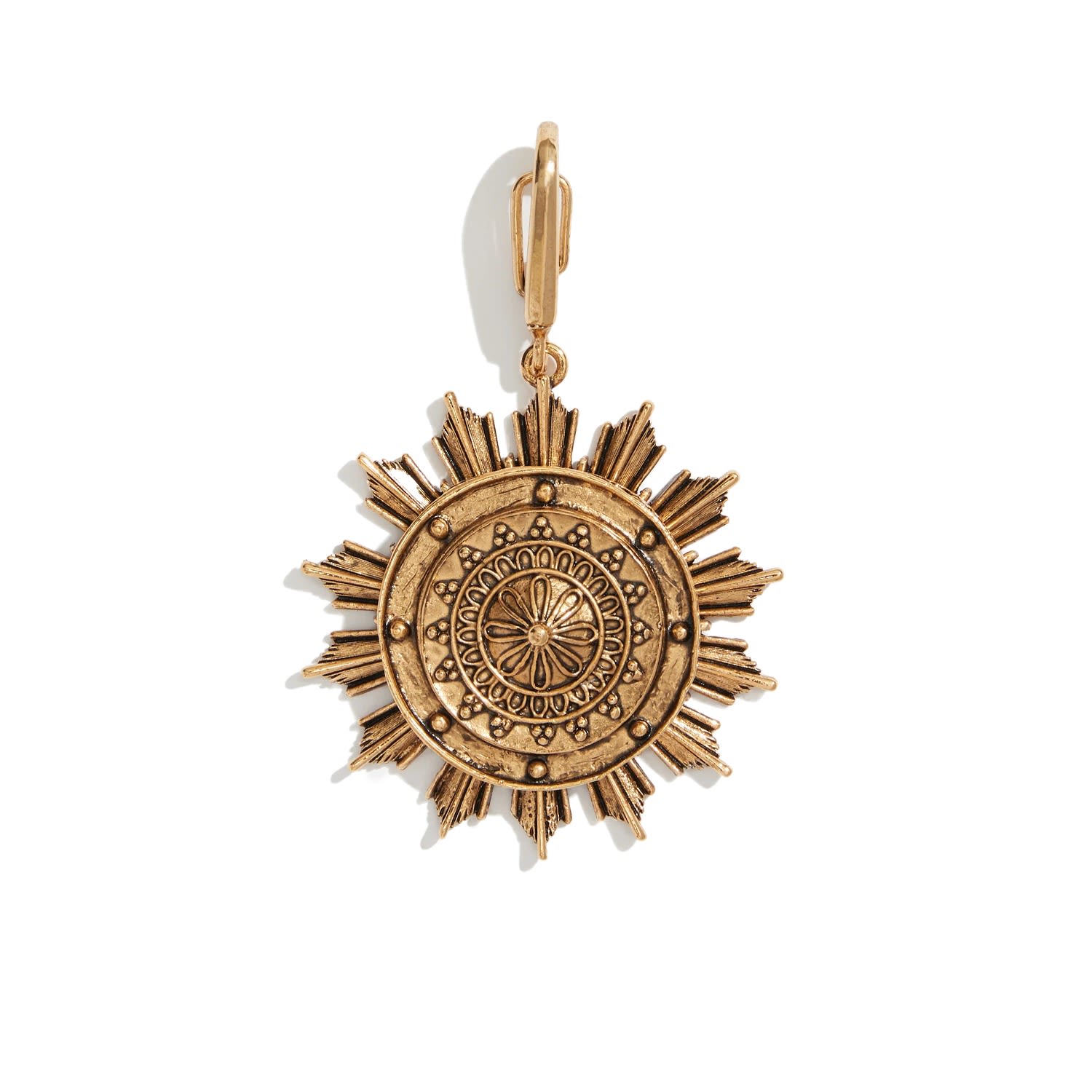 Sunburst Medallion Charm