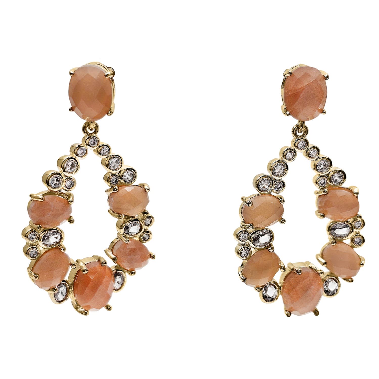 Sunstone Statement Earrings