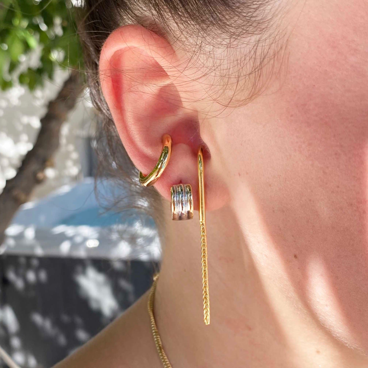 Suspension Chain Earring